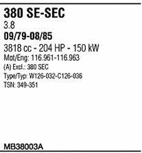  MB38003A Система випуску відпрацьованих газів MB38003A: Купити в Україні - Добра ціна на EXIST.UA!