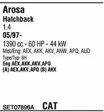 SET07896A Walker Система выпуска отработаных газов