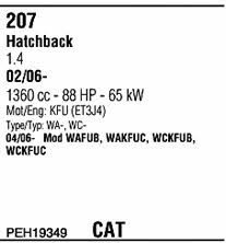 PEH19349 Walker Система выпуска отработаных газов