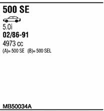  MB50034A Система випуску відпрацьованих газів MB50034A: Купити в Україні - Добра ціна на EXIST.UA!
