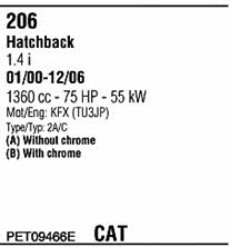 PET09466E Walker Система випуску відпрацьованих газів