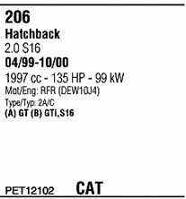 PET12102 Walker Система випуску відпрацьованих газів