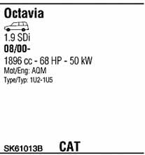 SK61013B Walker Система выпуска отработаных газов