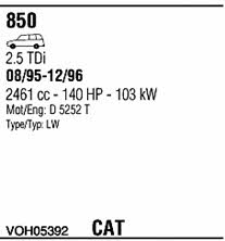 Walker VOH05392 Система выпуска отработаных газов VOH05392: Купить в Украине - Отличная цена на EXIST.UA! VOH05392 Walker Система выпуска отработаных газов
