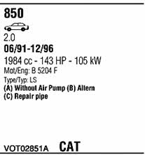 VOT02851A Walker Система випуску відпрацьованих газів