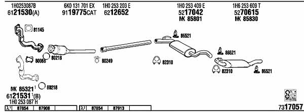 Купить Walker VW23012 по низкой цене в Украине!