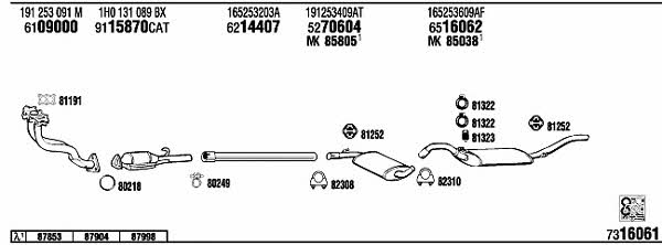 Купити Walker VW40181 за низькою ціною в Україні!