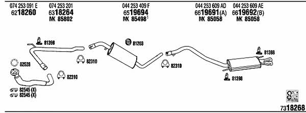 Купити Walker VW72259 за низькою ціною в Україні!