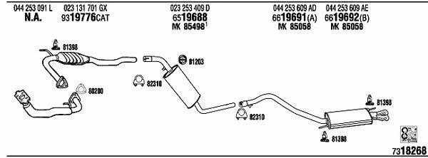 Купити Walker VW72263 за низькою ціною в Україні!