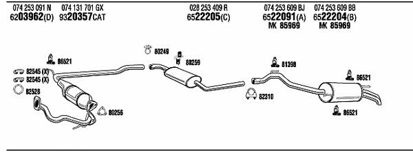 Купити Walker VW72274 за низькою ціною в Україні!