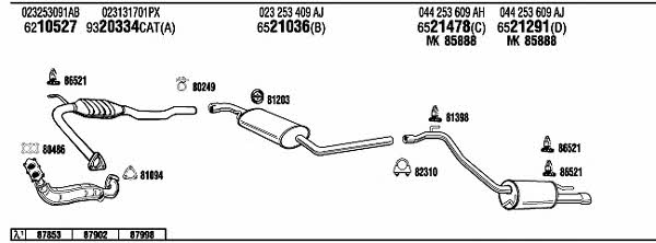 Купити Walker VW72297 за низькою ціною в Україні!