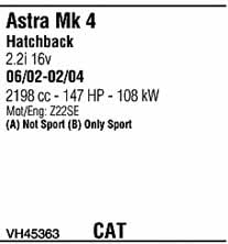 VH45363 Walker Система выпуска отработаных газов