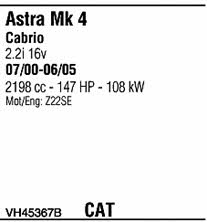 VH45367B Walker Система выпуска отработаных газов