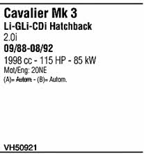 VH50921 Walker Система выпуска отработаных газов