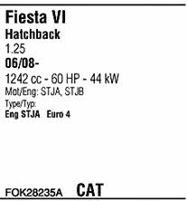 FOK28235A Walker Система выпуска отработаных газов