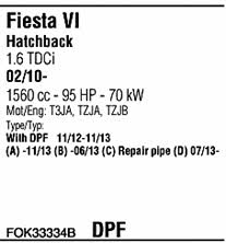 Walker FOK33334B Система выпуска отработаных газов FOK33334B: Купить в Украине - Отличная цена на EXIST.UA! FOK33334B Walker Система выпуска отработаных газов