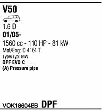 VOK18604BB Walker Система випуску відпрацьованих газів