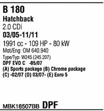 MBK18507BB Walker Система випуску відпрацьованих газів