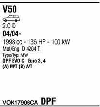  VOK17906CA Система випуску відпрацьованих газів VOK17906CA: Купити в Україні - Добра ціна на EXIST.UA!
