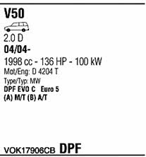 VOK17906CB Walker Система випуску відпрацьованих газів