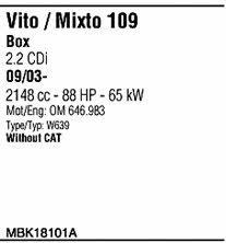 Walker MBK18101A Система випуску відпрацьованих газів MBK18101A: Купити в Україні - Добра ціна на EXIST.UA! MBK18101A Walker Система випуску відпрацьованих газів