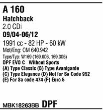 MBK18263BB Walker Система випуску відпрацьованих газів