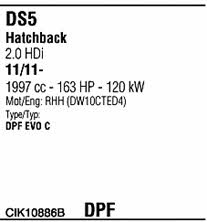 CIK10886B Walker Система выпуска отработаных газов