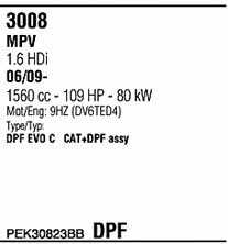  PEK30823BB Система випуску відпрацьованих газів PEK30823BB: Купити в Україні - Добра ціна на EXIST.UA!