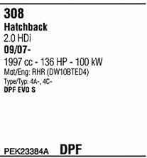 PEK23384A Walker Система випуску відпрацьованих газів