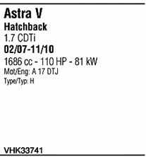 Walker VHK33741 Система випуску відпрацьованих газів VHK33741: Приваблива ціна - Купити в Україні на EXIST.UA!
