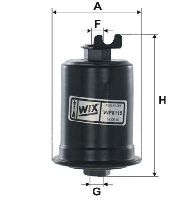 WIX WF8115 Фільтр палива WF8115: Купити в Україні - Добра ціна на EXIST.UA!