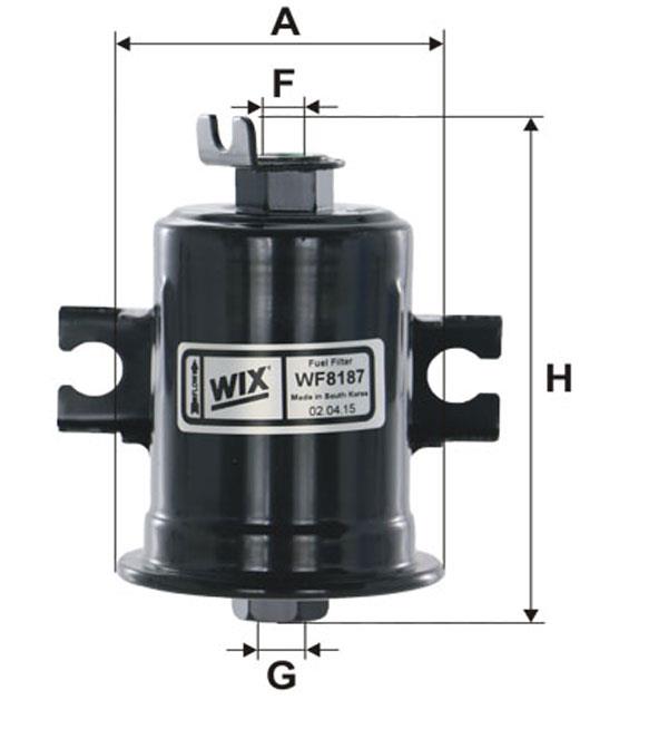 WIX WF8187 Фільтр палива WF8187: Купити в Україні - Добра ціна на EXIST.UA!