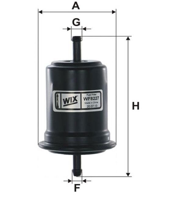 WIX WF8227 Фільтр палива WF8227: Купити в Україні - Добра ціна на EXIST.UA!