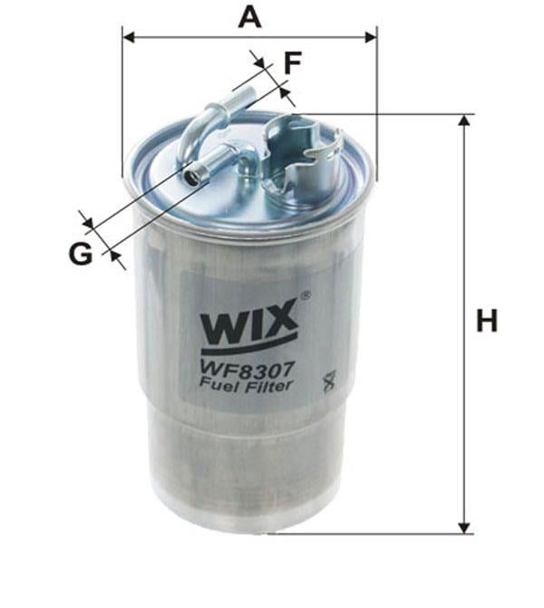 WIX WF8307 Фільтр палива WF8307: Купити в Україні - Добра ціна на EXIST.UA!