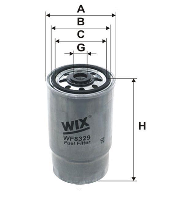 WIX WF8329 Фільтр палива WF8329: Купити в Україні - Добра ціна на EXIST.UA!