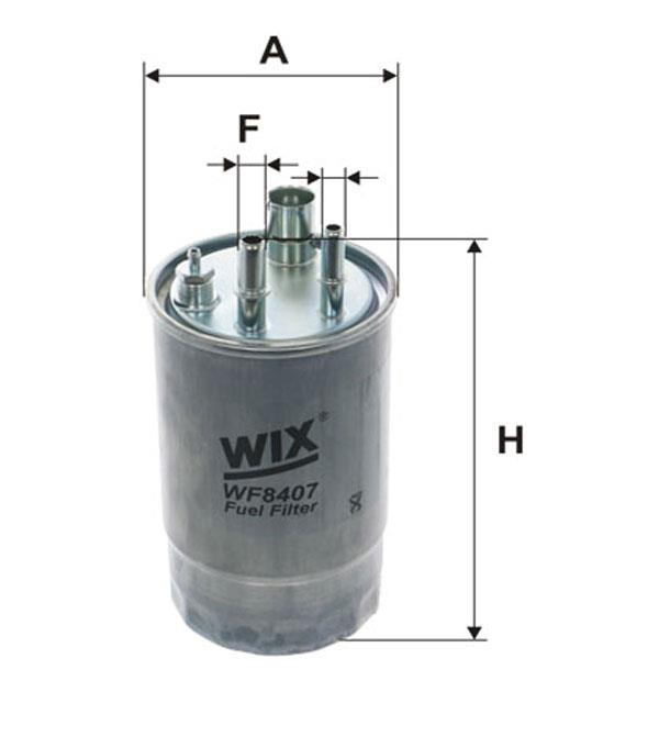 WIX WF8407 Фільтр палива WF8407: Купити в Україні - Добра ціна на EXIST.UA!