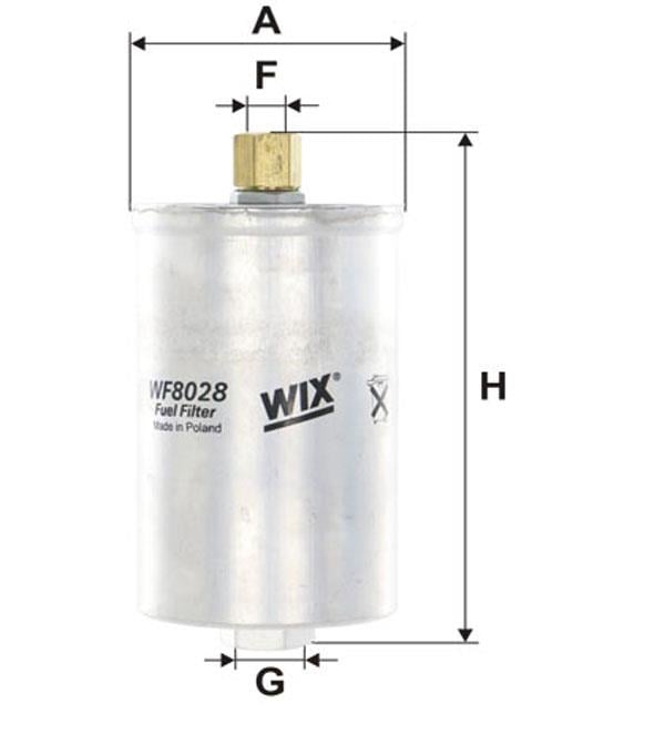 WIX WF8028 Фільтр палива WF8028: Купити в Україні - Добра ціна на EXIST.UA!