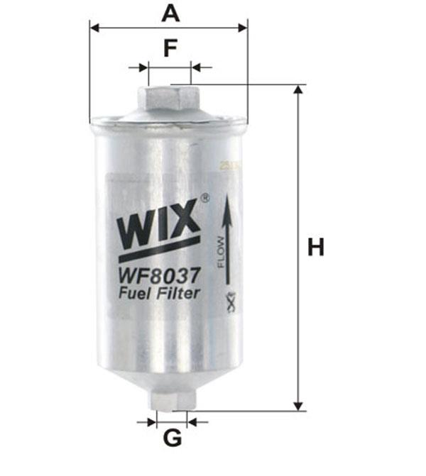 WIX WF8037 Фільтр палива WF8037: Купити в Україні - Добра ціна на EXIST.UA!