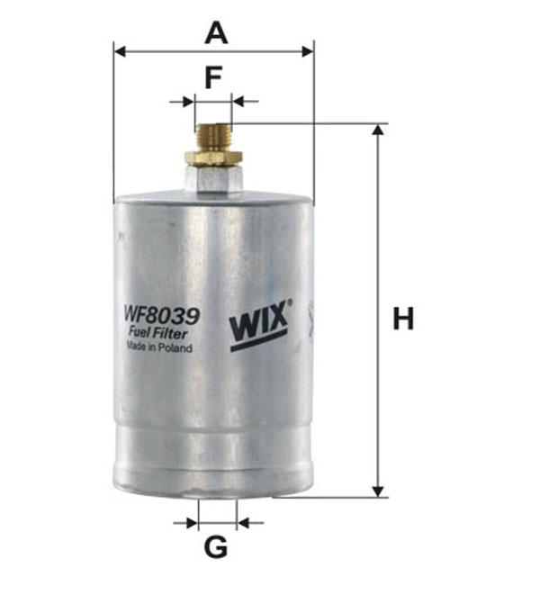WIX WF8039 Фільтр паливний WF8039: Купити в Україні - Добра ціна на EXIST.UA!