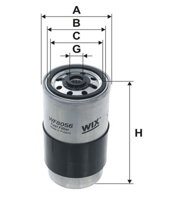 Фільтр палива WIX WF8056