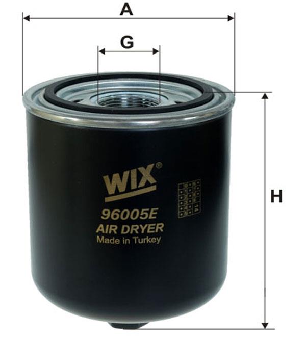WIX 96005E Фільтр осушувача повітря 96005E: Приваблива ціна - Купити в Україні на EXIST.UA!