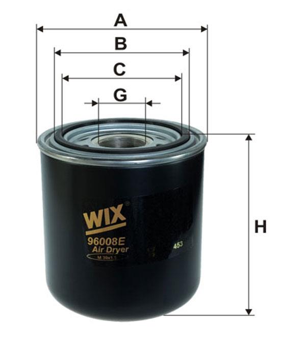 WIX 96008E Фільтр осушувача повітря 96008E: Купити в Україні - Добра ціна на EXIST.UA!