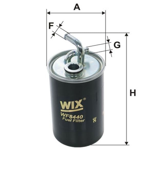 WIX WF8440 Фільтр палива WF8440: Приваблива ціна - Купити в Україні на EXIST.UA!