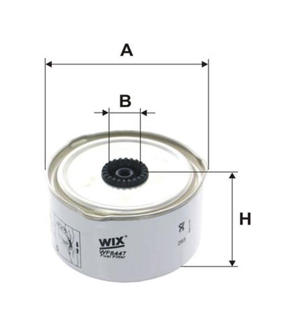 WIX WF8447 Фільтр палива WF8447: Купити в Україні - Добра ціна на EXIST.UA!