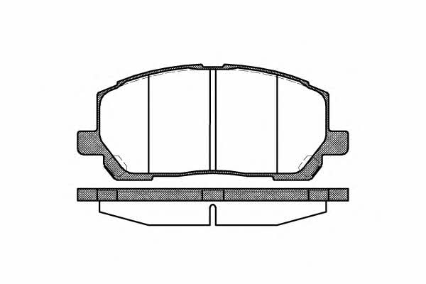P955300 Woking Тормозные колодки дисковые, комплект