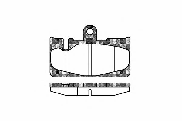 P989300 Woking Тормозные колодки дисковые, комплект