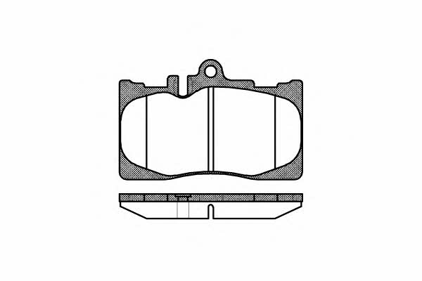 P990300 Woking Тормозные колодки дисковые, комплект