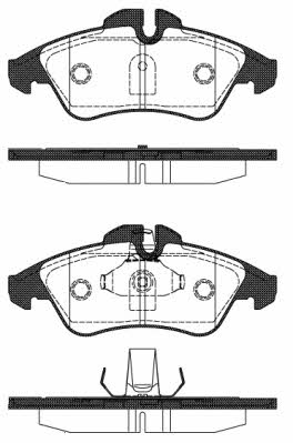 P478310 Woking Тормозные колодки дисковые, комплект