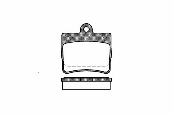 P730300 Woking Тормозные колодки дисковые, комплект