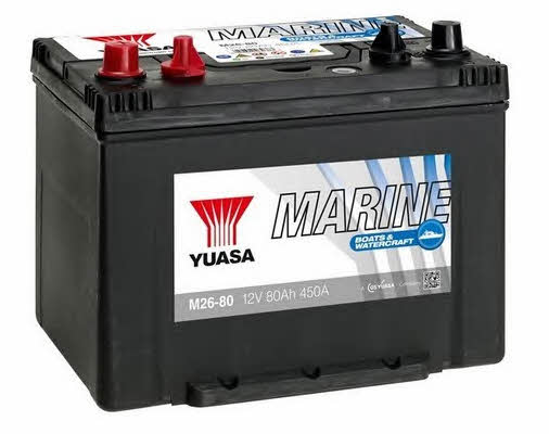 Yuasa M26-80 Акумулятор Yuasa Marine 12В 80Ач 450А(EN) L+ M2680: Приваблива ціна - Купити в Україні на EXIST.UA!